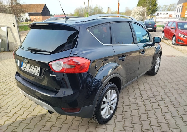 Ford Kuga cena 35900 przebieg: 211000, rok produkcji 2010 z Bartoszyce małe 191